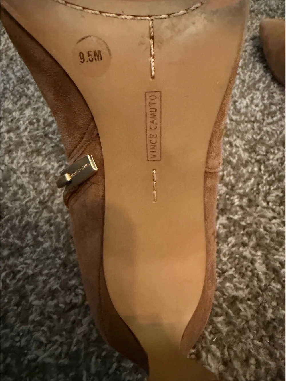 Vince Camuto Keeshey Suede Leather Booties Women’s 9.5